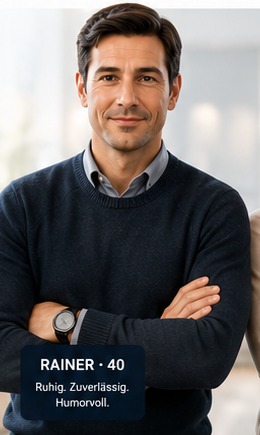 Rainer, fiktive ANDYKLA CARE Persona